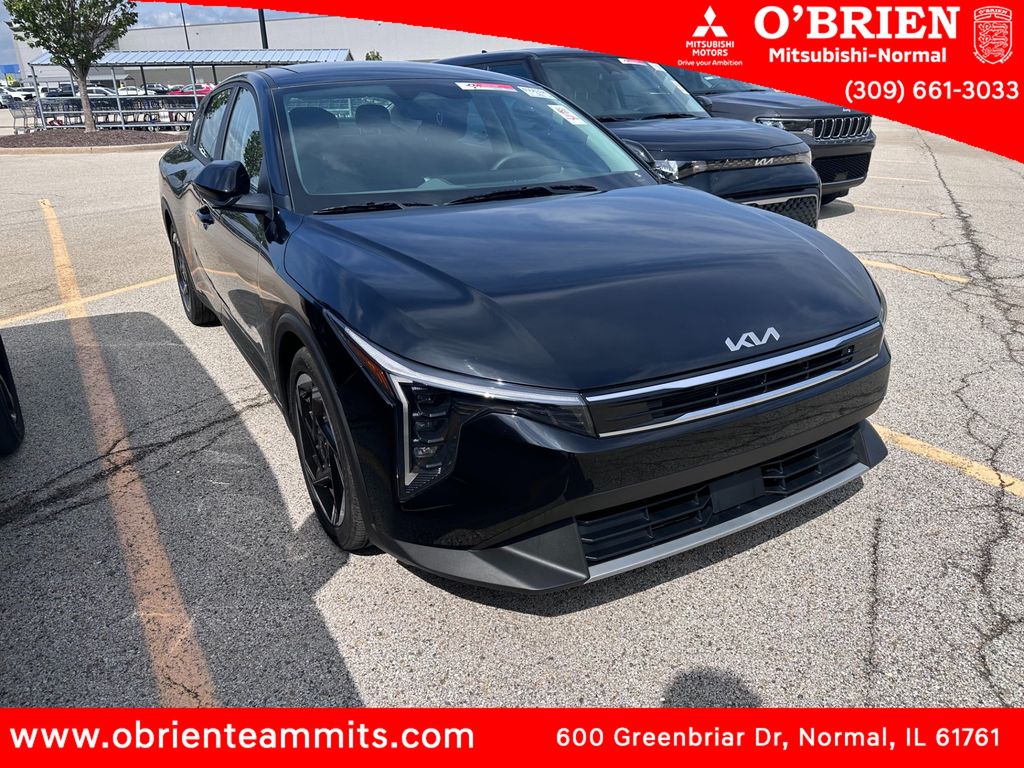 Aurora Black 2025 Kia K4 EX FWD Sedan Front-Wheel Drive Continuously Variable Transmission