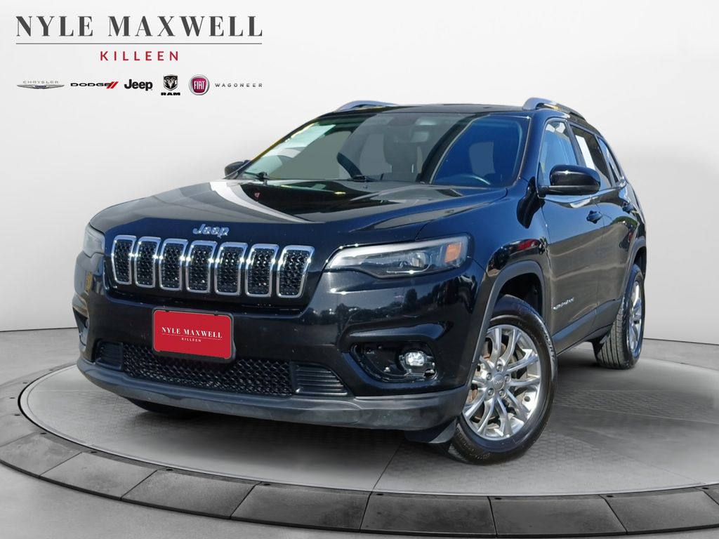 Diamond Black Crystal Pearlcoat 2019 Jeep Cherokee SUV / Crossover Four-Wheel Drive 9-Speed Automatic