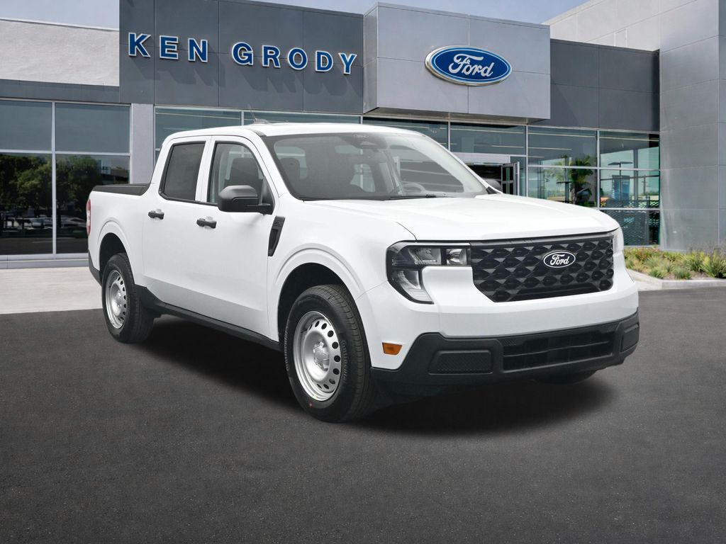 Oxford White 2026 Ford Maverick XL SuperCrew FWD Pickup Truck Front-Wheel Drive Continuously Variable Transmission