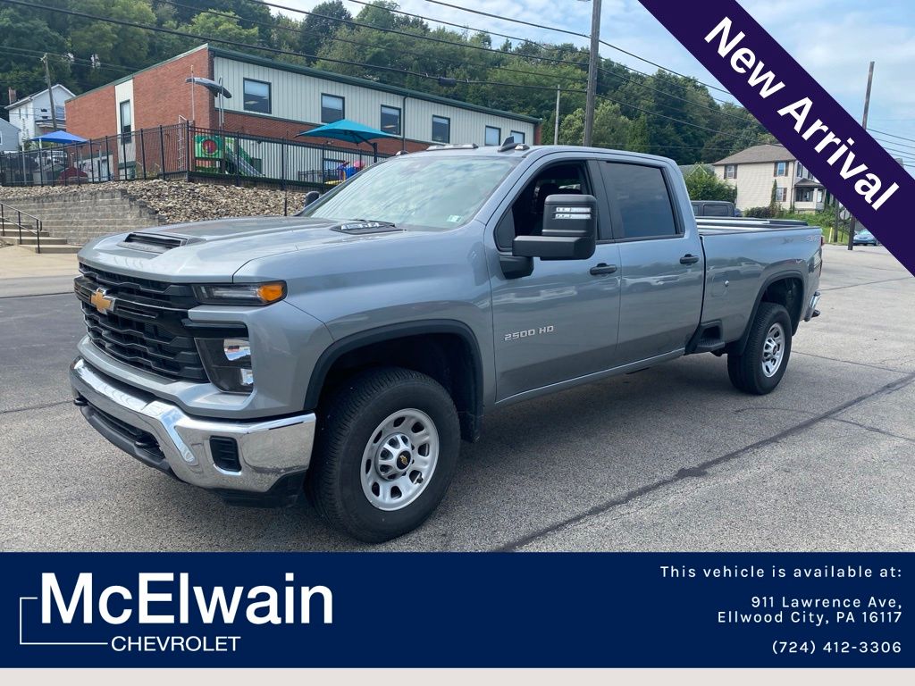 Sterling Gray Metallic 2024 Chevrolet Silverado 2500HD Pickup Truck Four-Wheel Drive Automatic