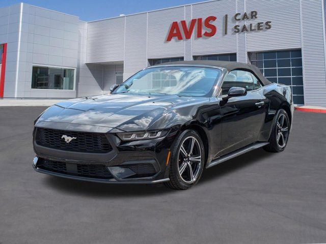 Shadow Black 2025 Ford Mustang EcoBoost Premium Convertible RWD Convertible Rear-Wheel Drive Automatic