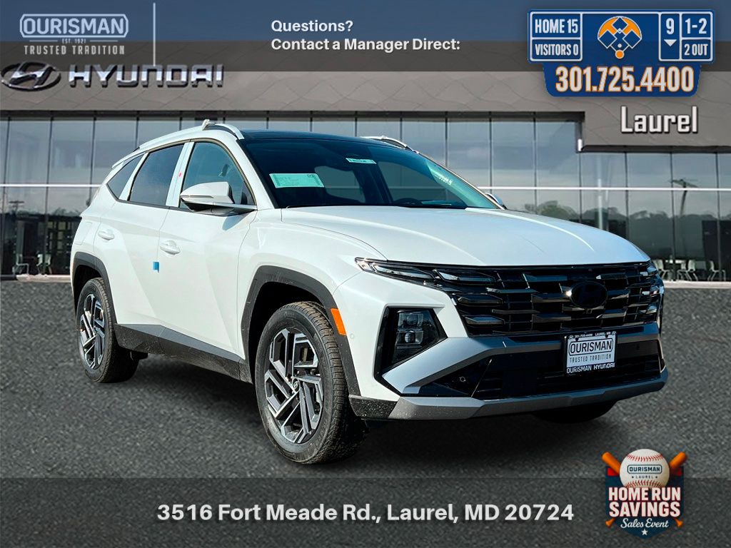 White Pearl 2026 Hyundai Tucson Hybrid Plug-In Limited AWD SUV / Crossover All-Wheel Drive 6-Speed Automatic