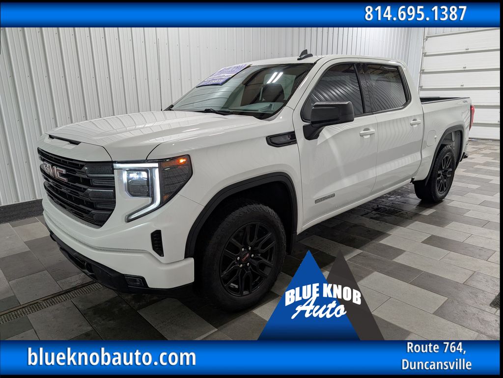 Summit White 2024 GMC Sierra 1500 Pickup Truck Four-Wheel Drive 8-Speed Automatic