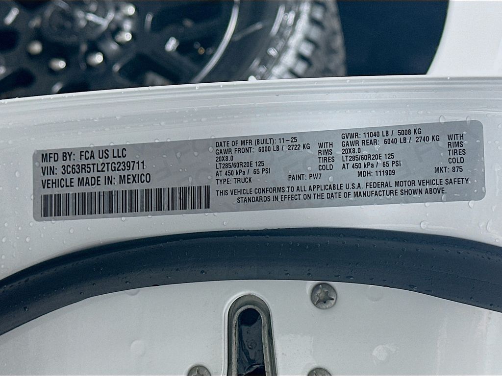 New 2026 White Ram Limited Night 14in image 19