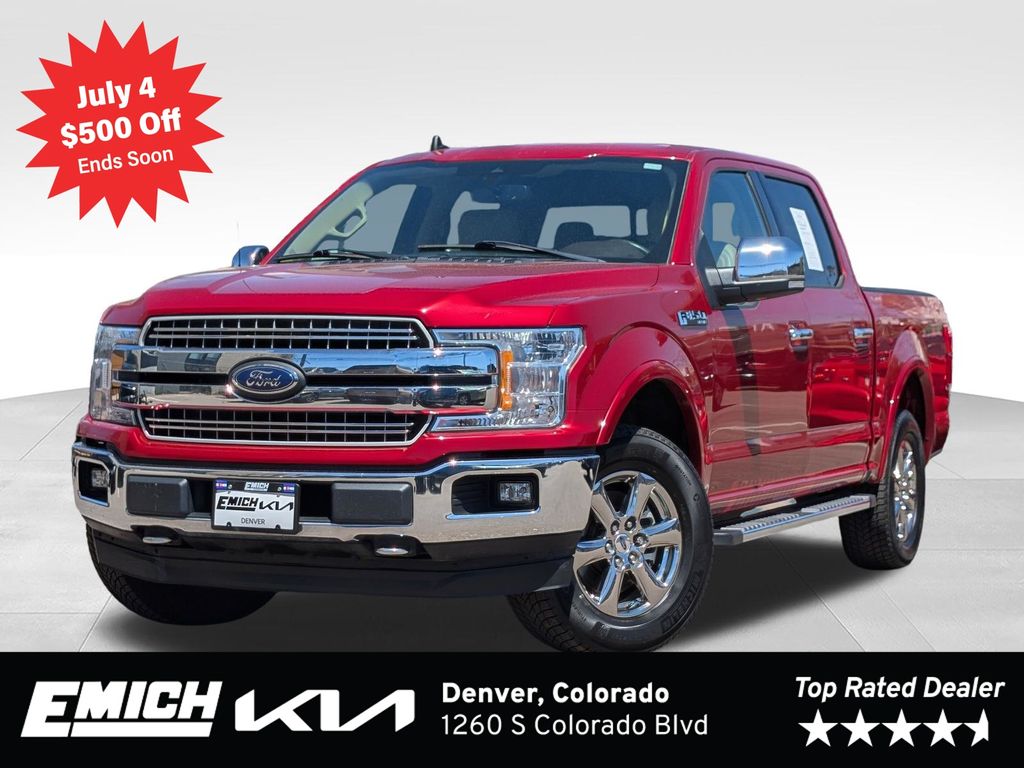 Rapid Red Metallic Tinted Clearcoat 2020 Ford F-150 Pickup Truck Four-Wheel Drive Automatic