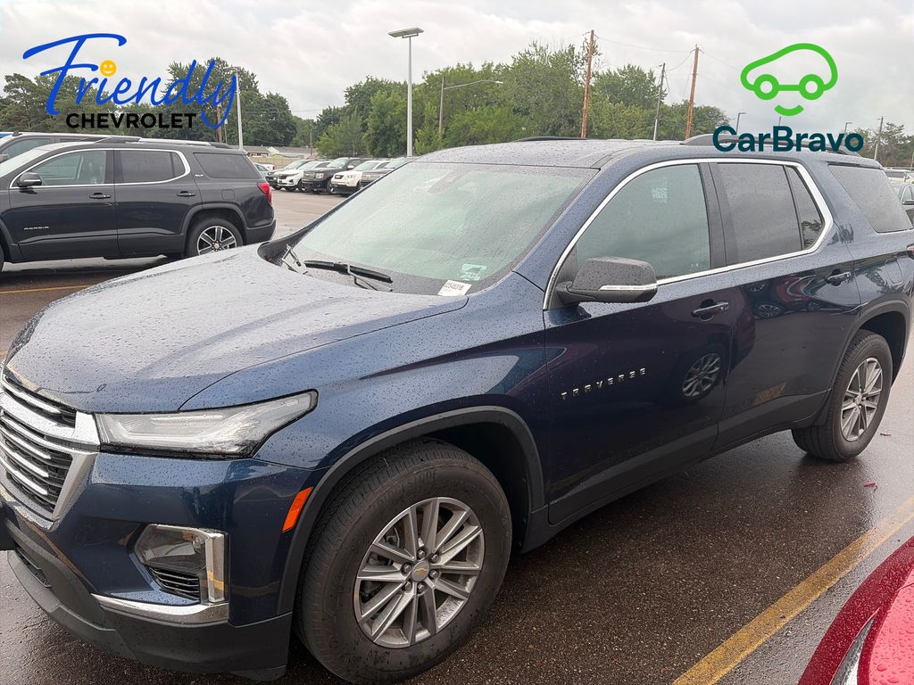 Northsky Blue Metallic 2023 Chevrolet Traverse SUV / Crossover Four-Wheel Drive 9-Speed Automatic