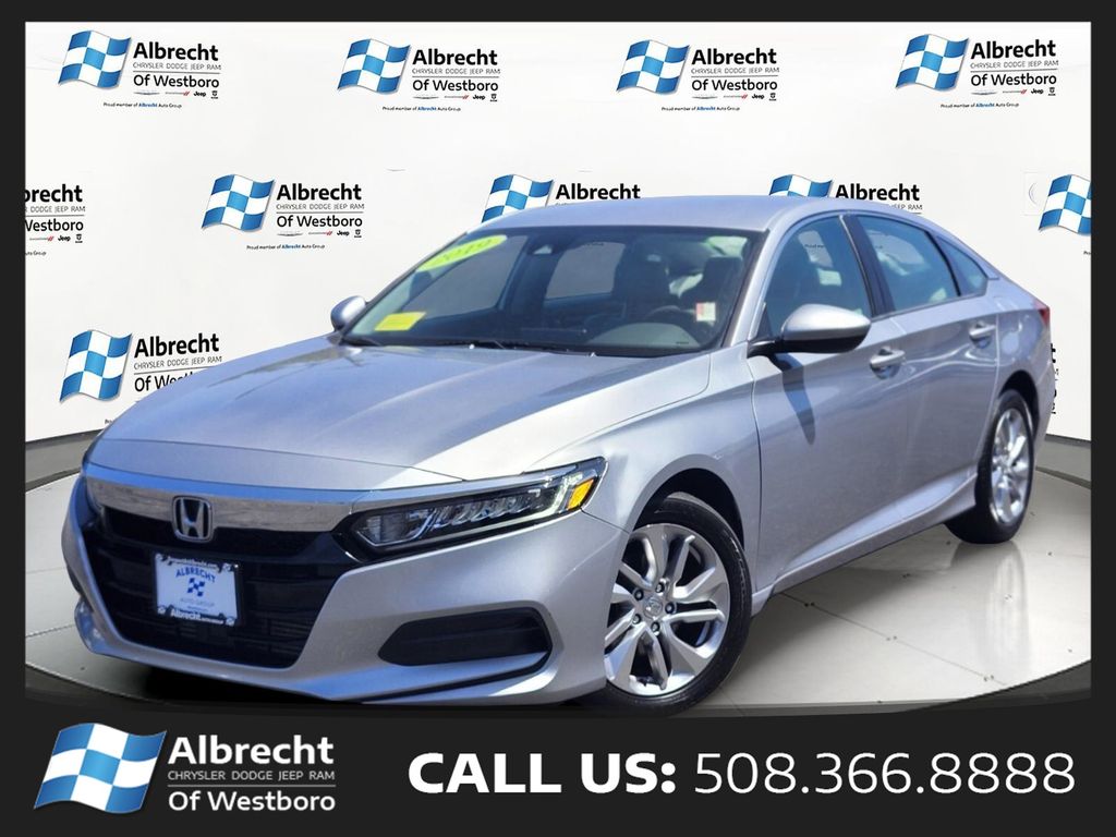 Silver Metallic 2019 Honda Accord Sedan Front-Wheel Drive Continuously Variable Transmission