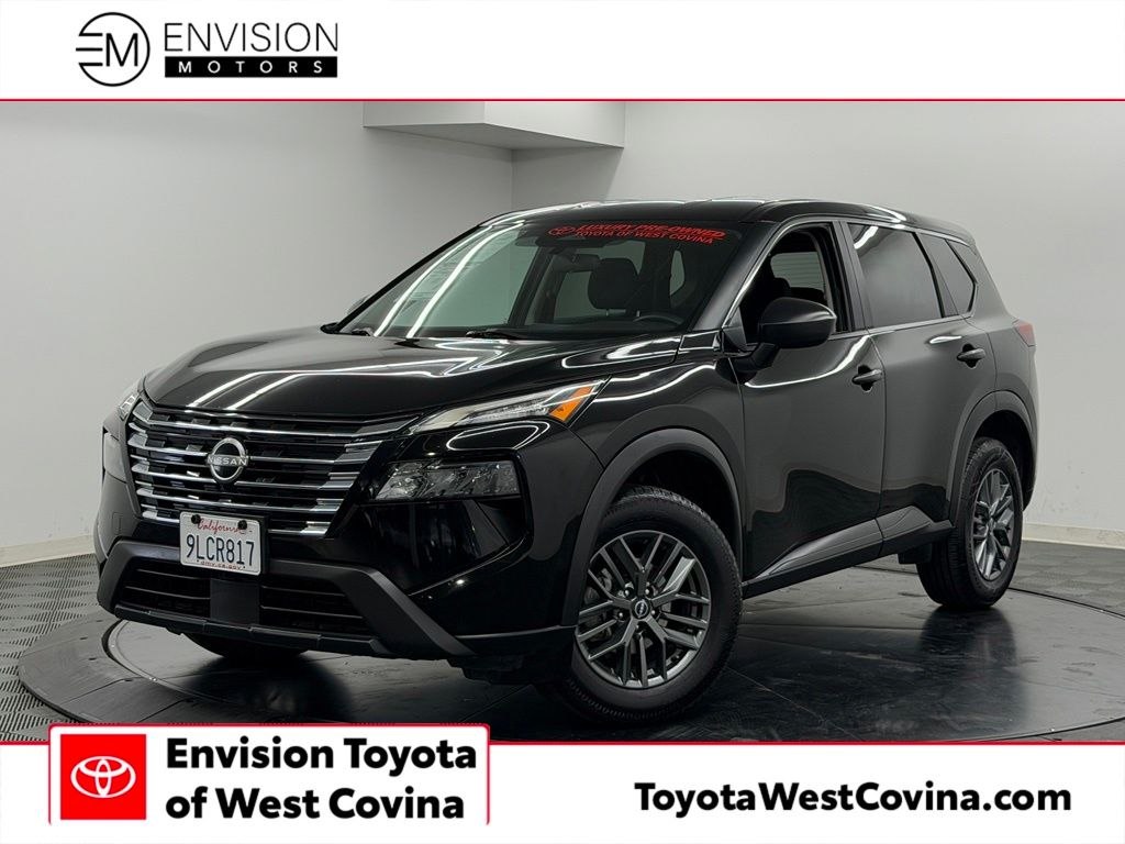 Super Black 2024 Nissan Rogue SUV / Crossover Front-Wheel Drive Continuously Variable Transmission