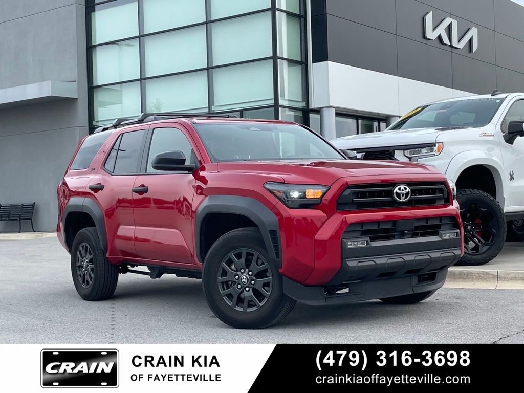 Red 2025 Toyota 4Runner SUV / Crossover Four-Wheel Drive 8-Speed Automatic