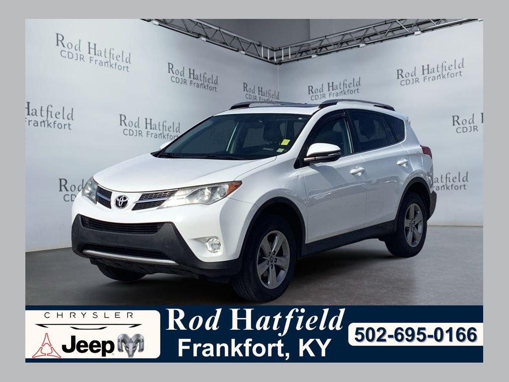 Super White 2015 Toyota RAV4 XLE SUV / Crossover Front-Wheel Drive 6-Speed Automatic