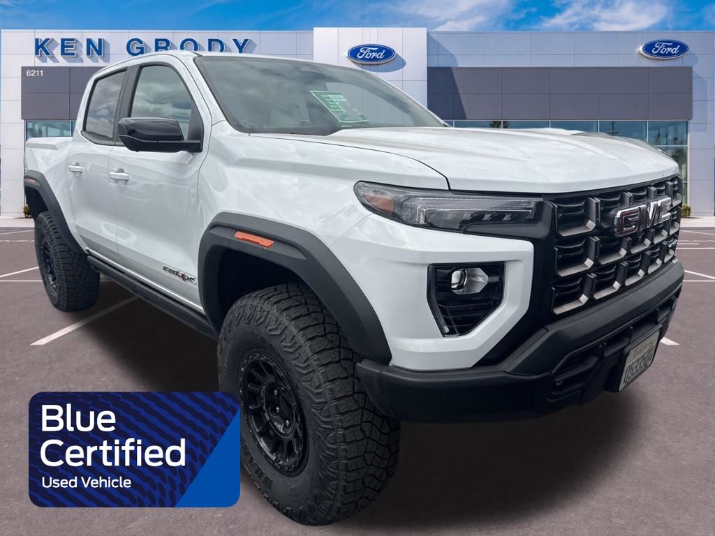 Summit White 2024 GMC Canyon Pickup Truck Four-Wheel Drive 8-Speed Automatic