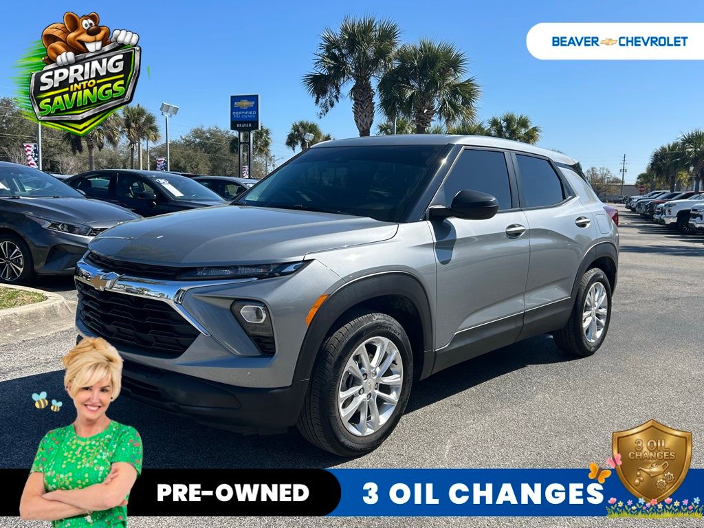 Sterling Gray Metallic 2025 Chevrolet Trailblazer LS FWD SUV / Crossover Front-Wheel Drive Continuously Variable Transmission