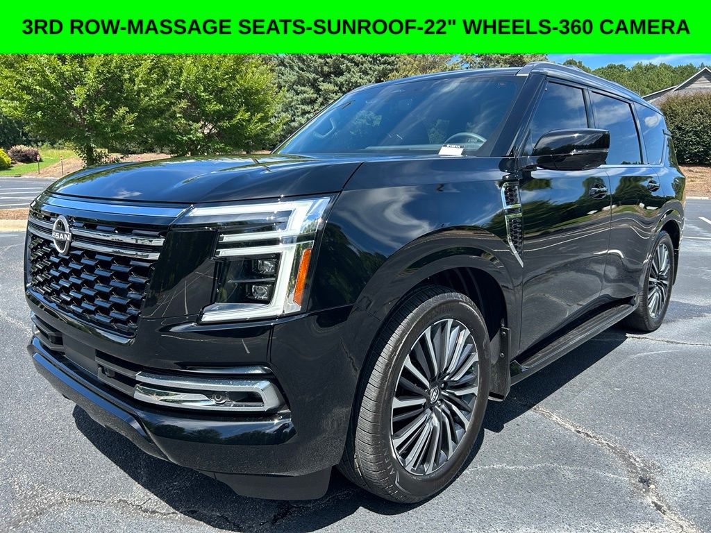 Super Black 2025 Nissan Armada SUV / Crossover 4X2 9-Speed Automatic
