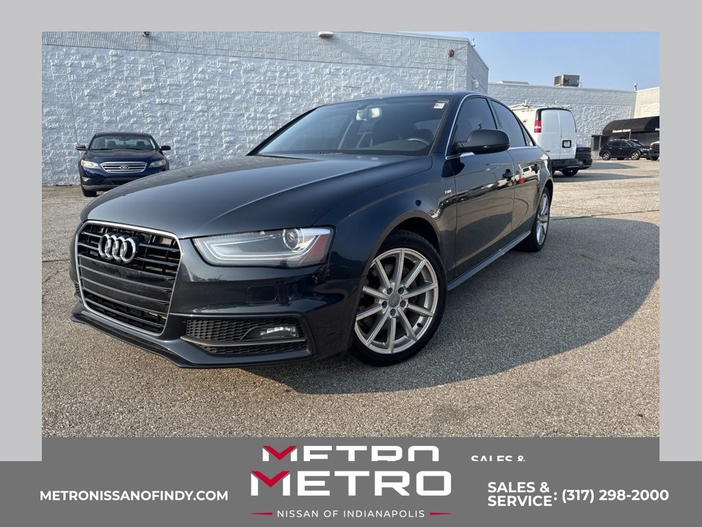Moonlight Blue 2014 Audi A4 Sedan All-Wheel Drive 8-Speed Automatic