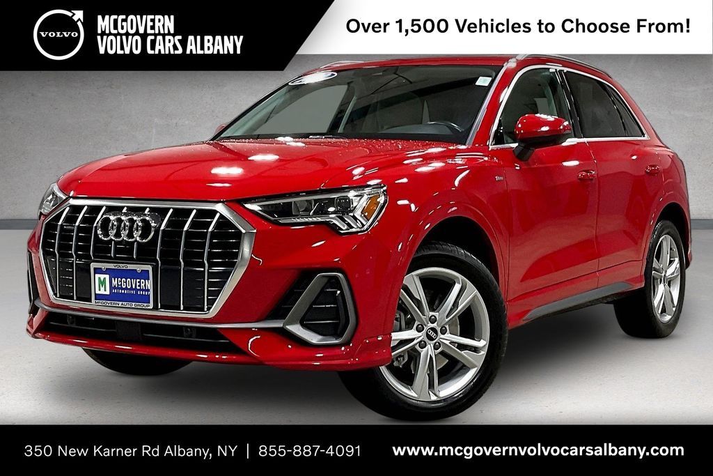 Orange (Tango Red Metallic) 2022 Audi Q3 quattro Premium Plus S Line 45 TFSI SUV / Crossover All-Wheel Drive 8-Speed Automatic