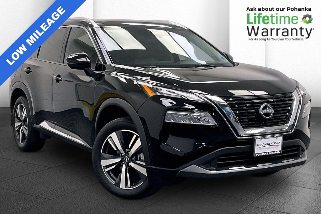 Black 2023 Nissan Rogue SL AWD SUV / Crossover All-Wheel Drive Continuously Variable Transmission