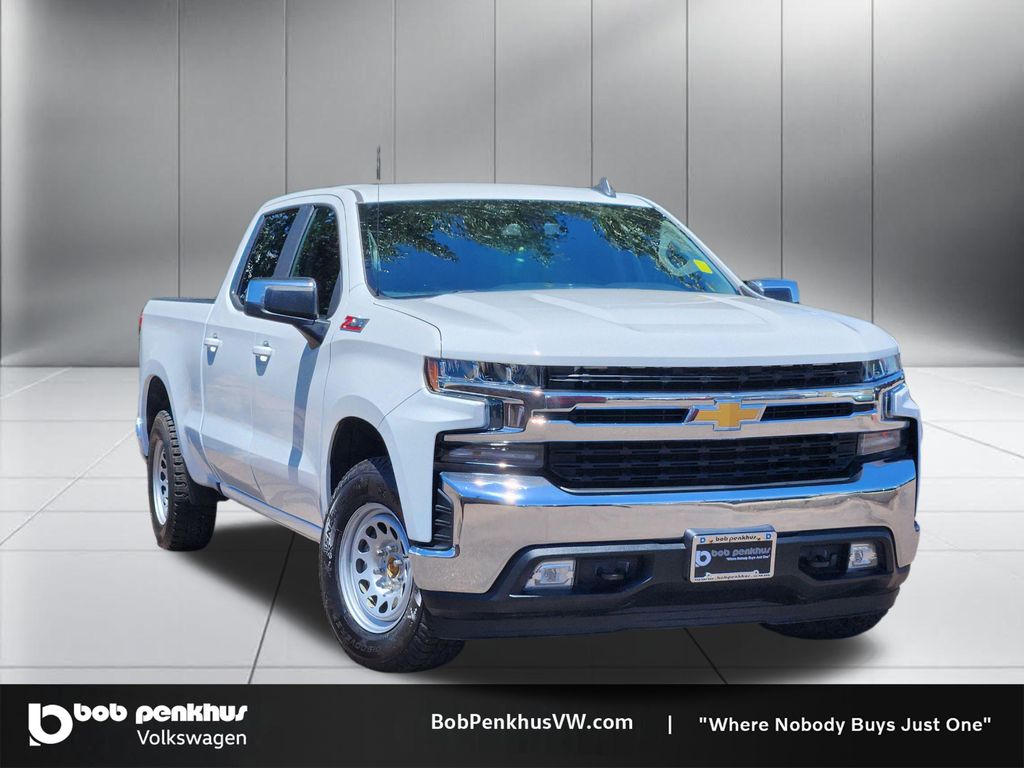 White 2020 Chevrolet Silverado 1500 Pickup Truck Four-Wheel Drive 8-Speed Automatic