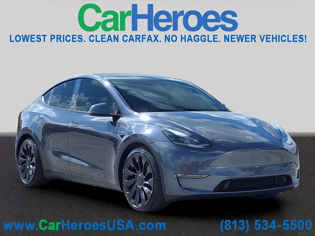 Silver 2022 Tesla Model Y SUV / Crossover All-Wheel Drive 1-Speed Automatic