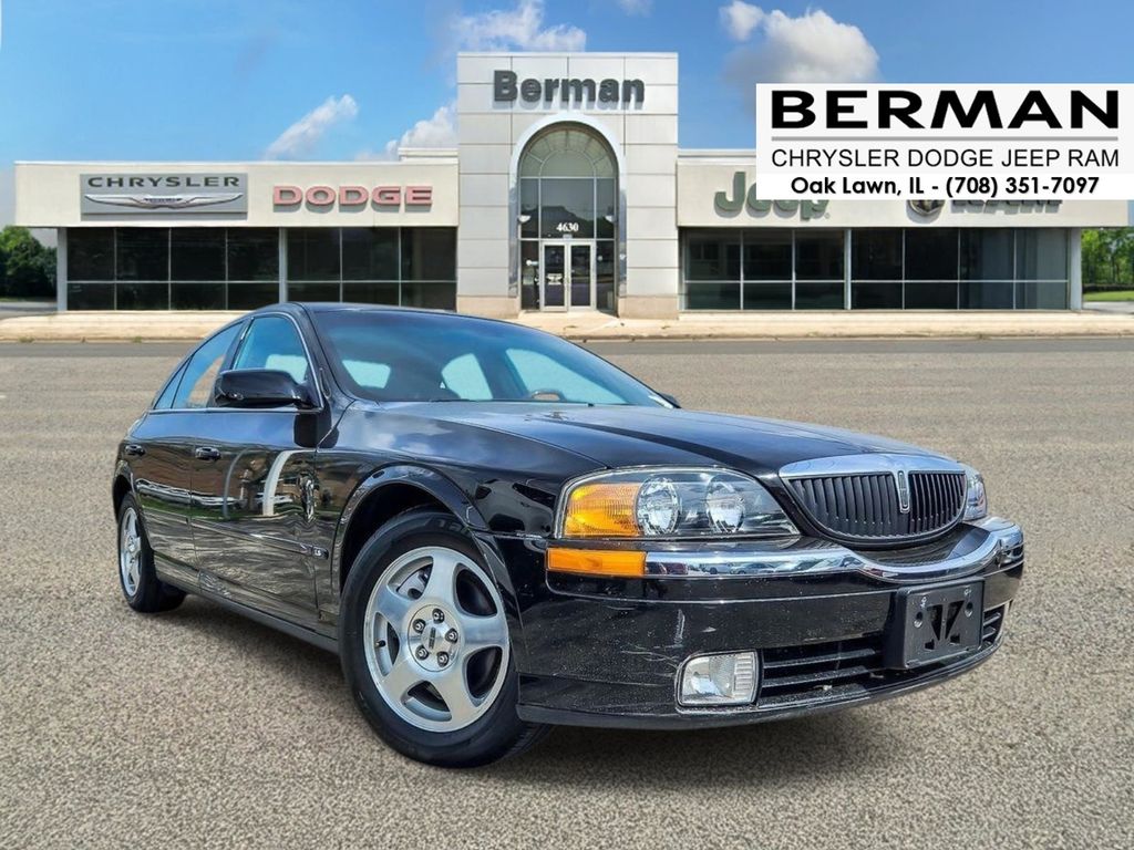 Black 2000 Lincoln LS V8 Sedan Rear-Wheel Drive 5-Speed Automatic