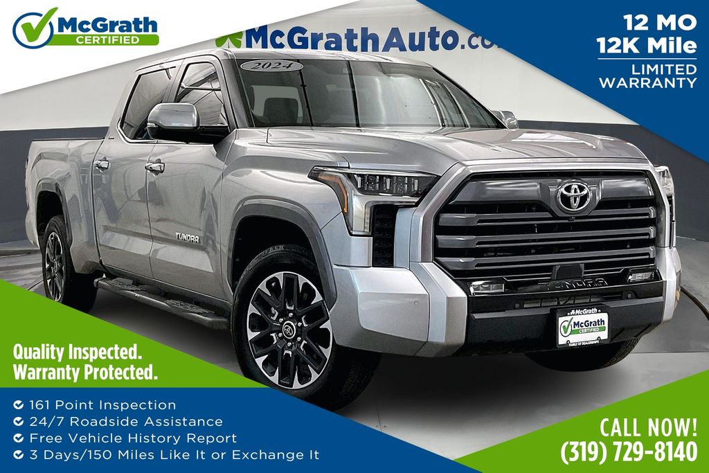 Celestial Silver Metallic 2024 Toyota Tundra Pickup Truck Four-Wheel Drive Automatic