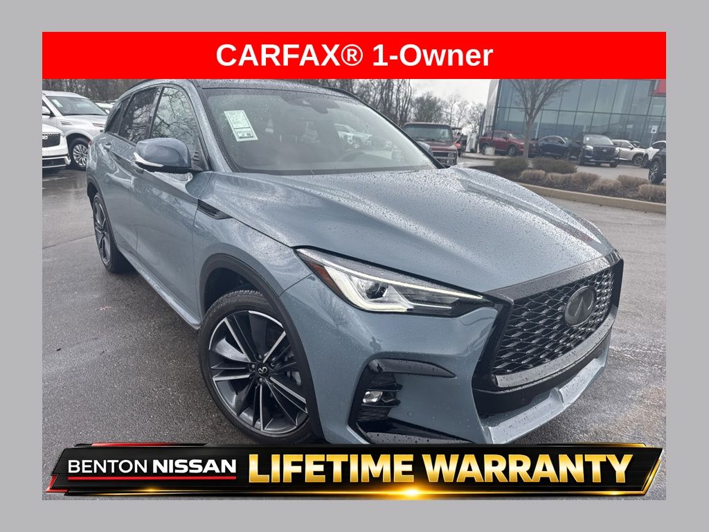 Slate Gray 2025 INFINITI QX50 Sport AWD SUV / Crossover All-Wheel Drive Continuously Variable Transmission