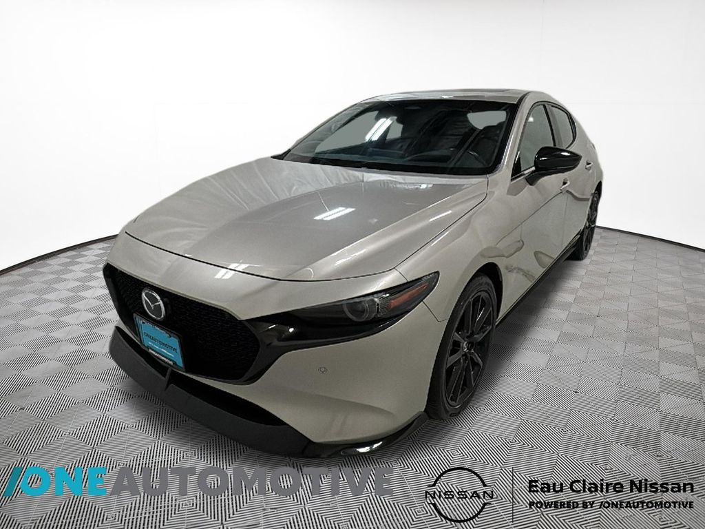 Quartz Metallic 2025 Mazda MAZDA3 2.5 Turbo Premium Plus Hatchback AWD Hatchback All-Wheel Drive 6-Speed Automatic