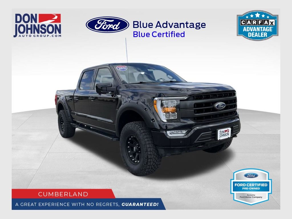 Black Metallic 2021 Ford F-150 Pickup Truck Four-Wheel Drive Automatic