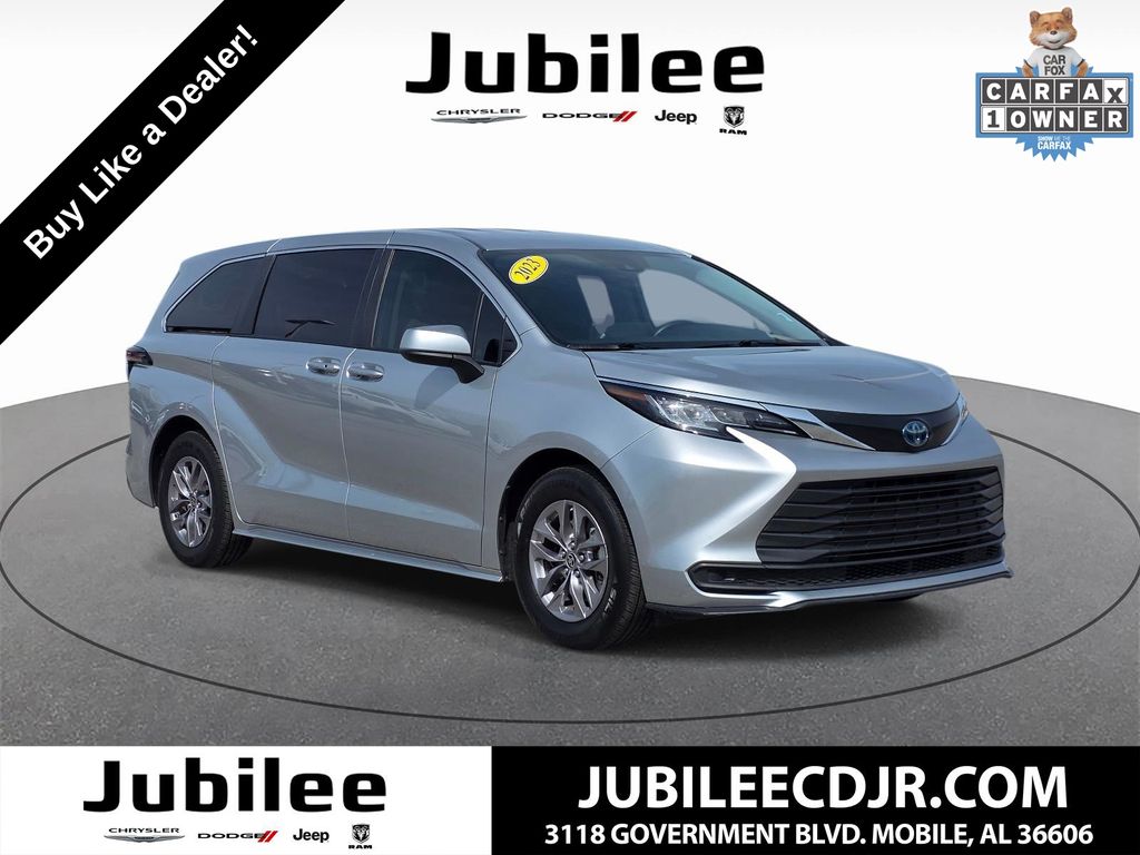 Celestial Silver Metallic 2023 Toyota Sienna Minivan All-Wheel Drive Continuously Variable Transmission