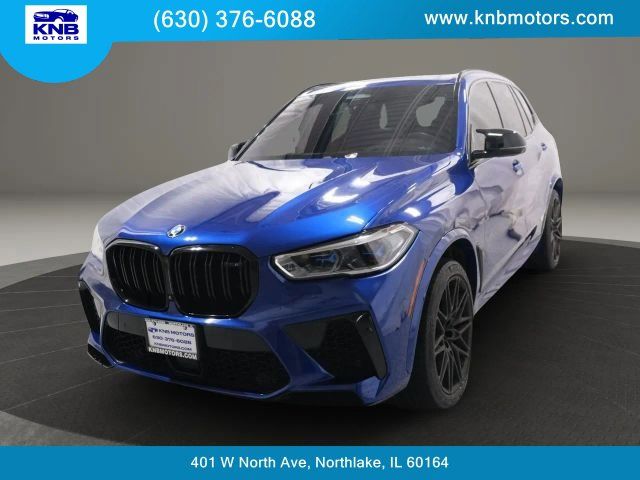 Marina Bay Blue Metallic 2021 BMW X5 M AWD SUV / Crossover All-Wheel Drive 8-Speed Automatic