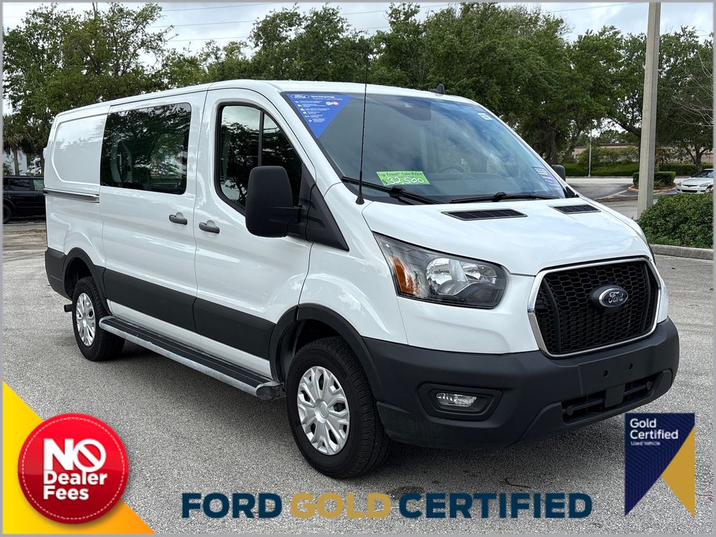 Oxford White 2024 Ford Transit Cargo 250 Low Roof LB RWD Van Rear-Wheel Drive