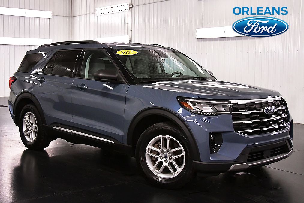 Vapor Blue Metallic 2025 Ford Explorer SUV / Crossover Rear-Wheel Drive Automatic
