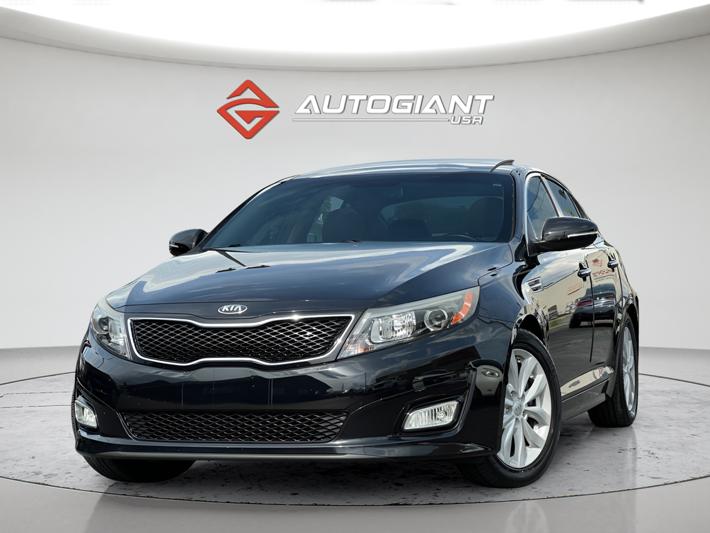 Ebony Black 2015 Kia Optima EX Sedan Front-Wheel Drive 6-Speed Automatic