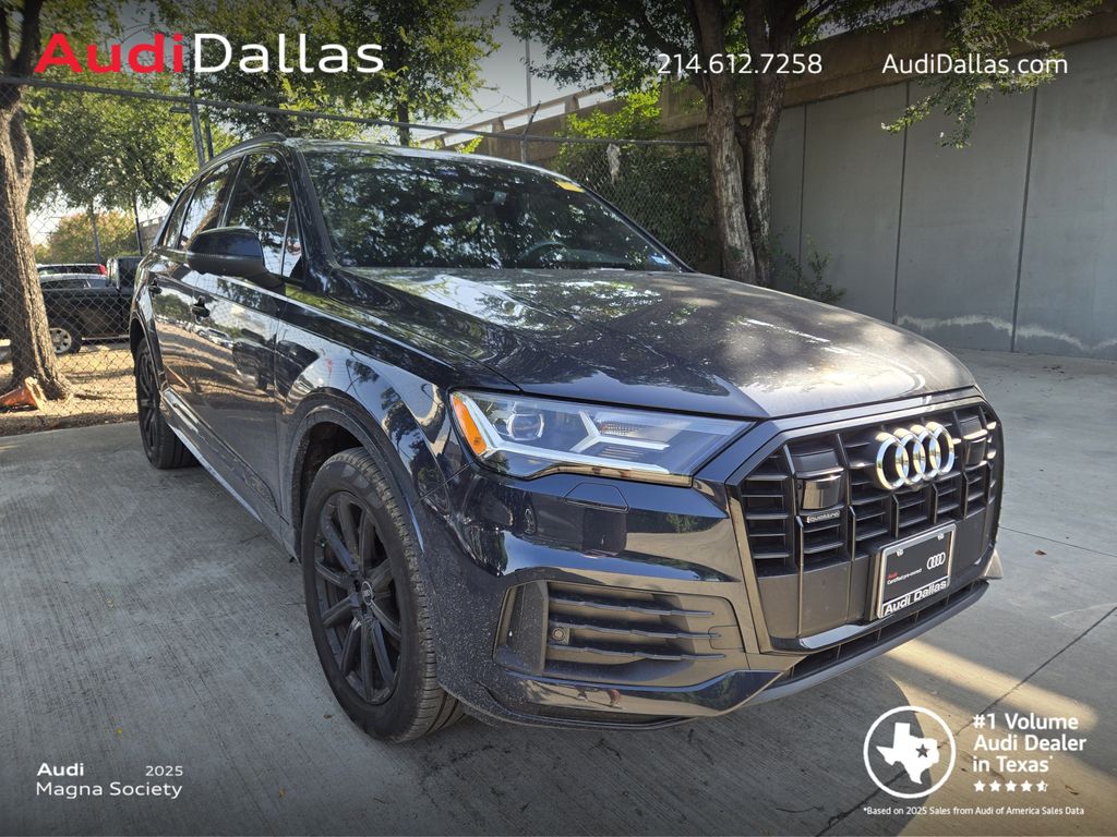 Waitomo Blue Metallic 2023 Audi Q7 SUV / Crossover All-Wheel Drive 8-Speed Automatic