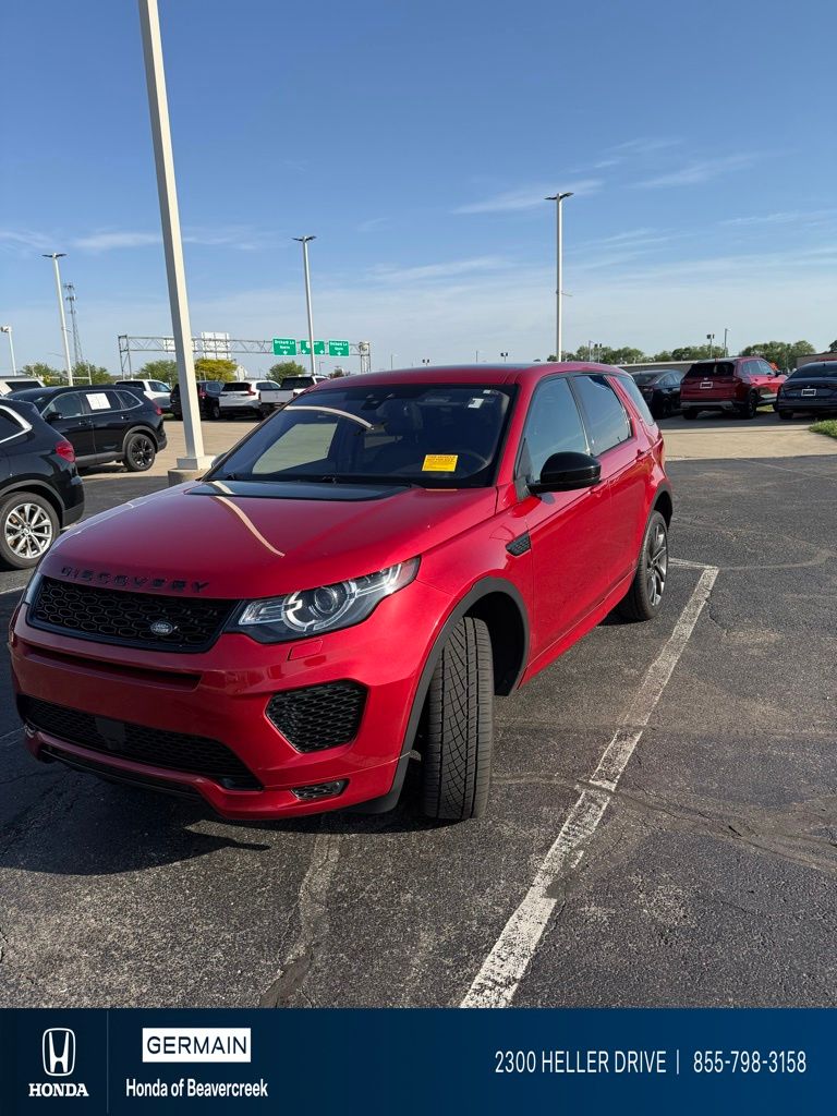 2018 Land Rover Discovery Sport 286hp HSE Luxury AWD SUV / Crossover All-Wheel Drive 9-Speed Automatic