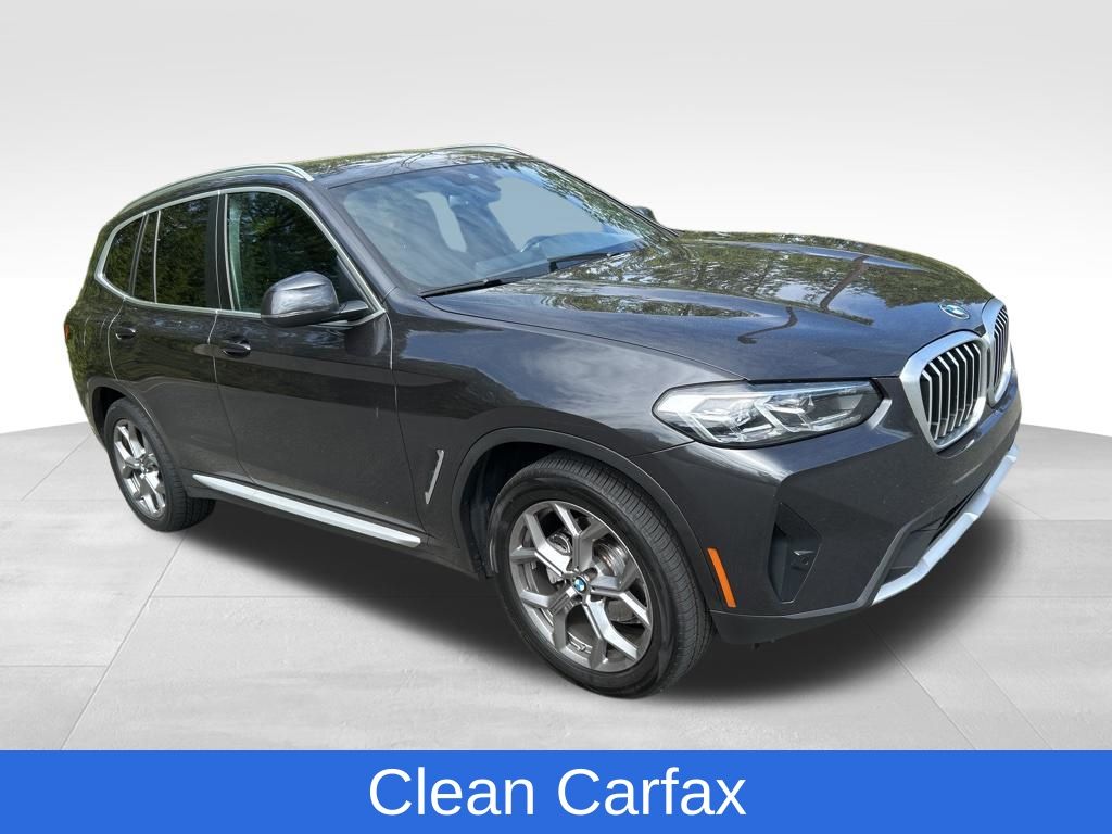 Gray (Dark Graphite Metallic) 2024 BMW X3 xDrive30i AWD SUV / Crossover All-Wheel Drive 8-Speed Automatic