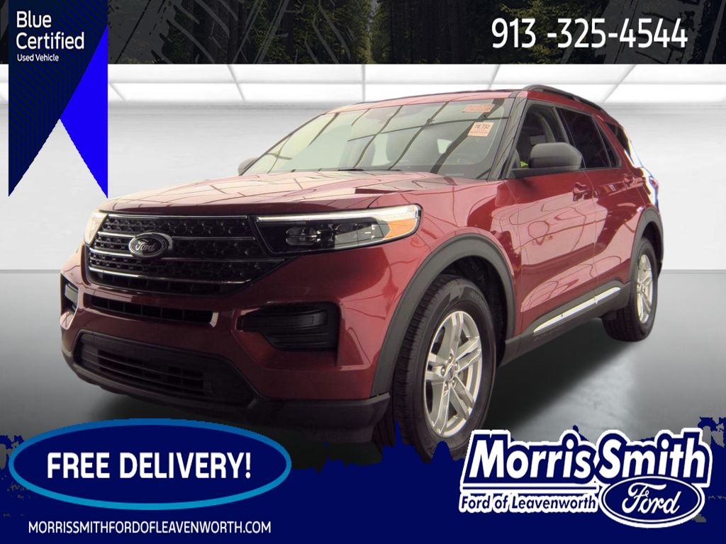 Rapid Red Metallic Tinted Clearcoat 2023 Ford Explorer SUV / Crossover All-Wheel Drive Automatic