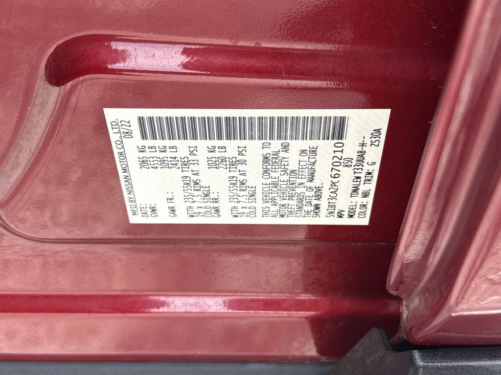 2023 Nissan Rogue SL Red at South Houston Nissan
