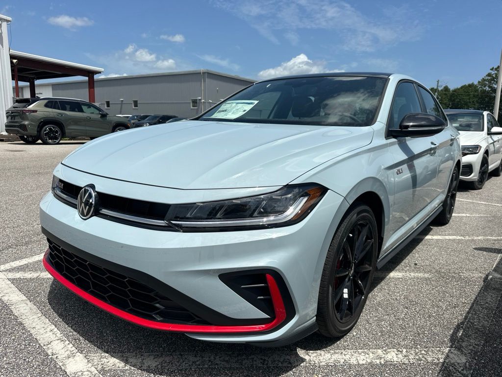 Monument Gray w/Dp Blk Rf 2026 Volkswagen Jetta GLI Sedan Front-Wheel Drive 7-Speed Dual Clutch