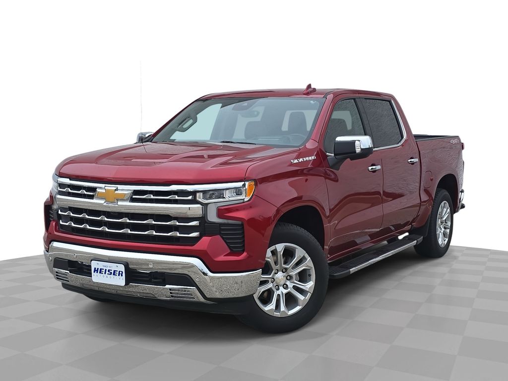 Radiant Red Tintcoat 2024 Chevrolet Silverado 1500 Pickup Truck Four-Wheel Drive Automatic