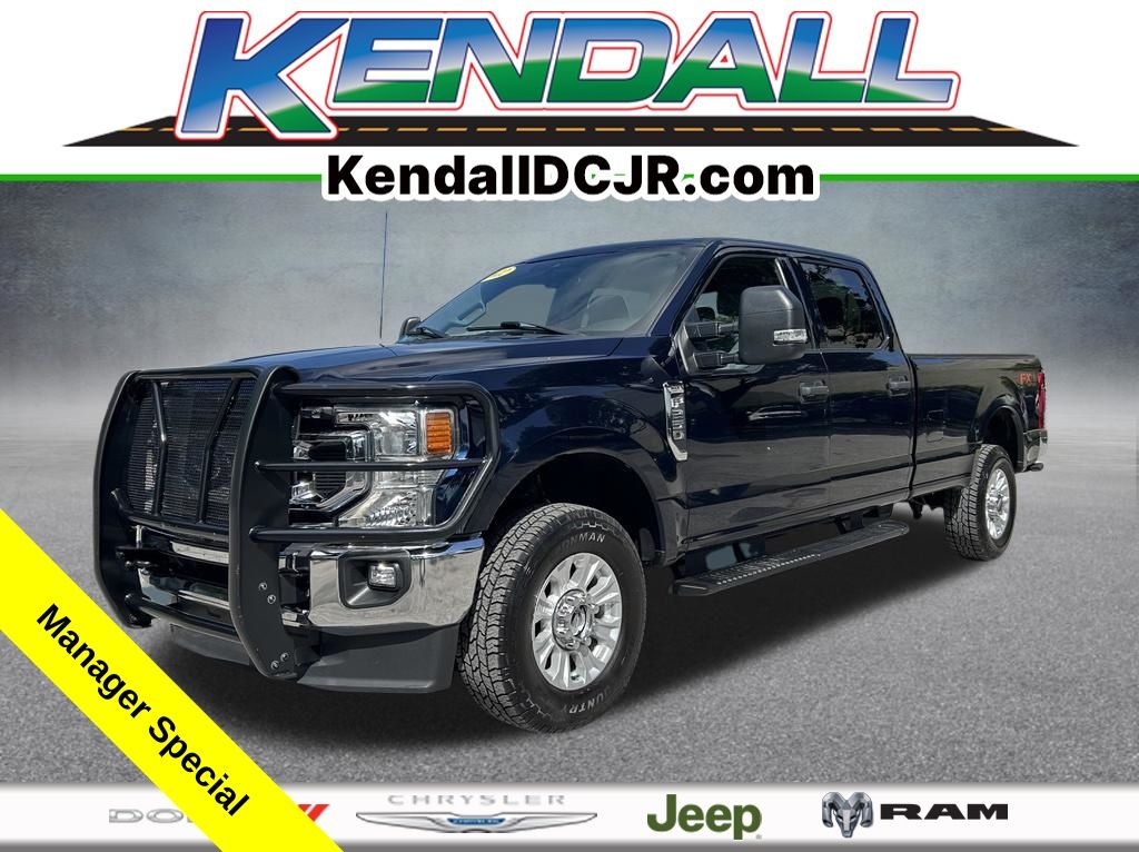 Blue Metallic 2022 Ford F-250 Super Duty Pickup Truck Four-Wheel Drive 6-Speed Automatic