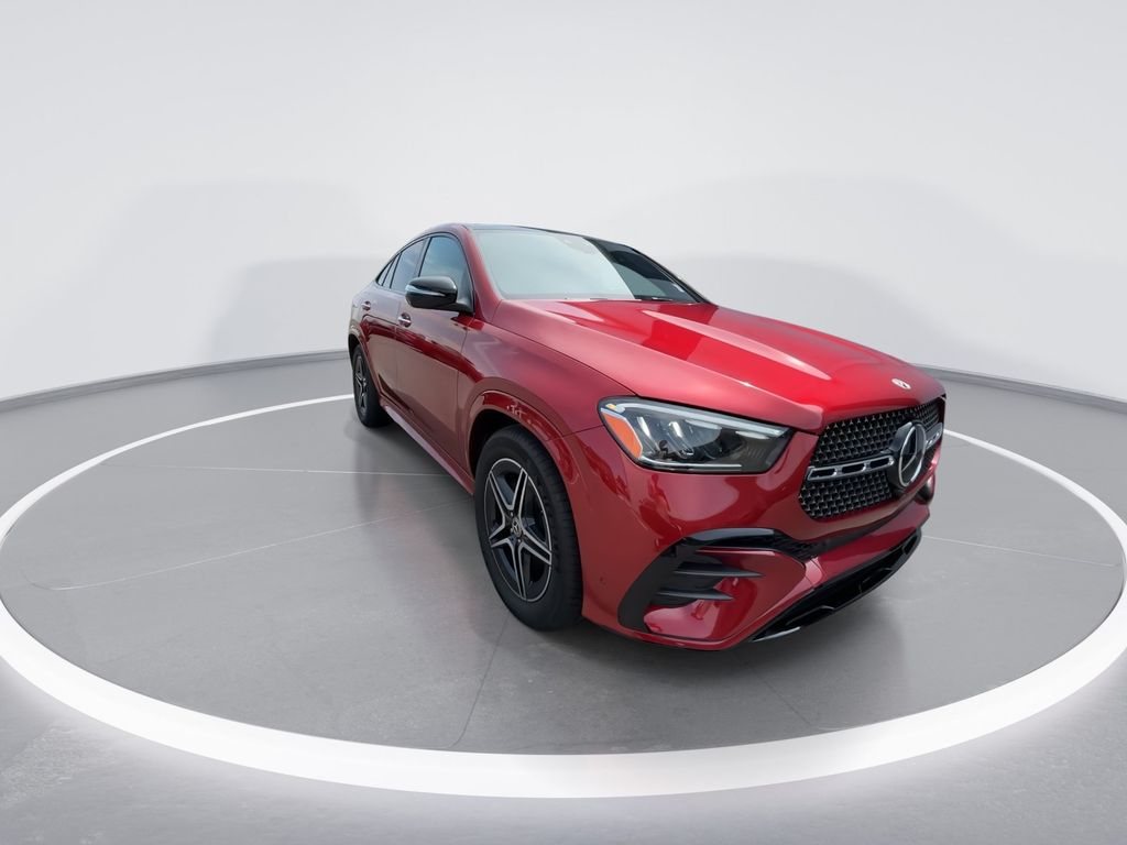 Used 2025 MANUFAKTUR Cardinal Red Metallic Mercedes-Benz GLE 450 image 2