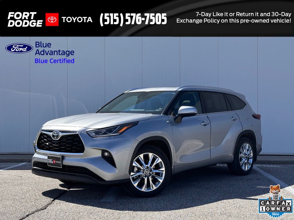 Celestial Silver Metallic 2024 Toyota Highlander Limited AWD SUV / Crossover All-Wheel Drive 8-Speed Automatic