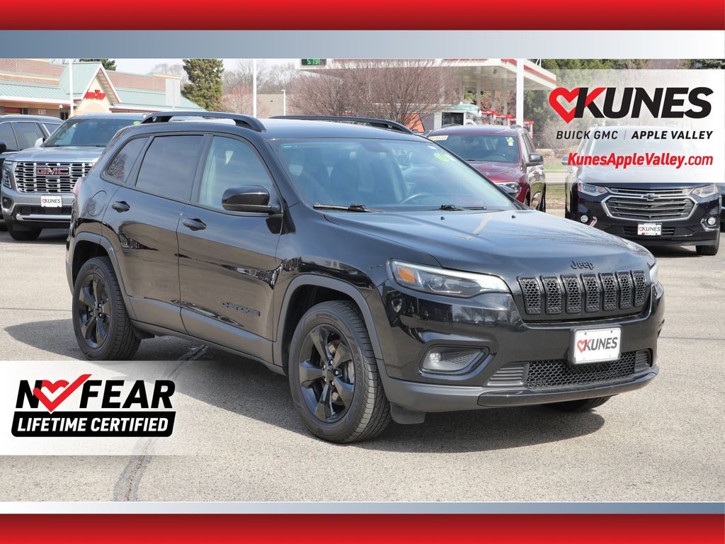 Diamond Black Crystal Pearlcoat 2019 Jeep Cherokee Altitude 4WD SUV / Crossover Four-Wheel Drive 9-Speed Automatic