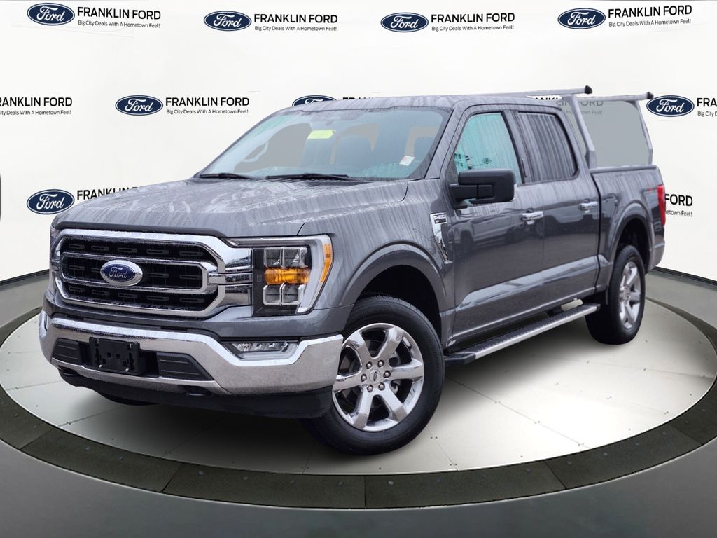 Carbonized Gray Metallic 2022 Ford F-150 XLT SuperCrew 4WD Pickup Truck Four-Wheel Drive Automatic