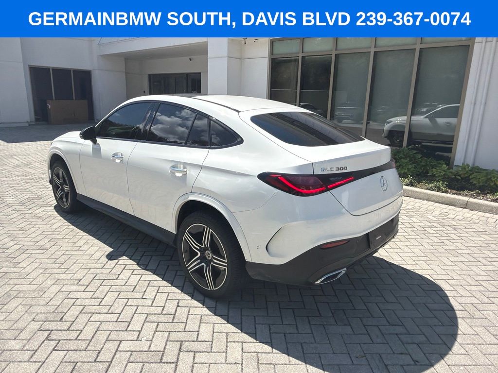 Used 2024 White Mercedes-Benz GLC 300 Coupe image 3