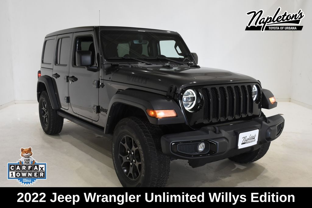 Gray (Granite Crystal Metallic Clearcoat) 2022 Jeep Wrangler SUV / Crossover Four-Wheel Drive 8-Speed Automatic