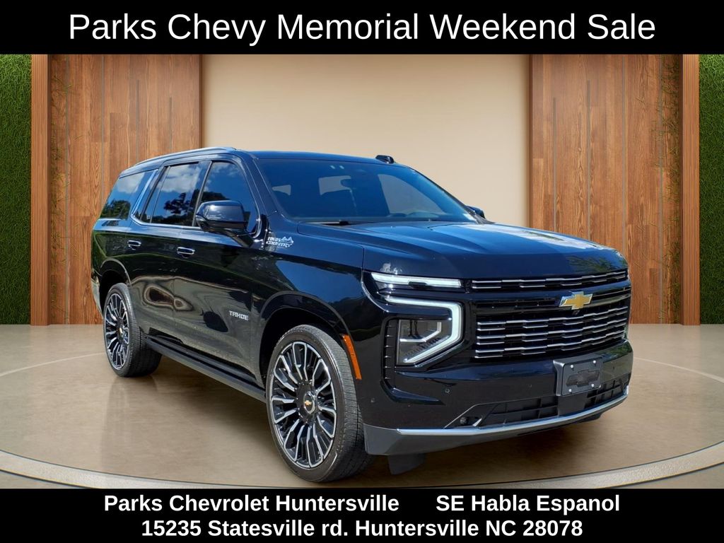 Black 2025 Chevrolet Tahoe High Country 4WD SUV / Crossover Four-Wheel Drive 10-Speed Automatic