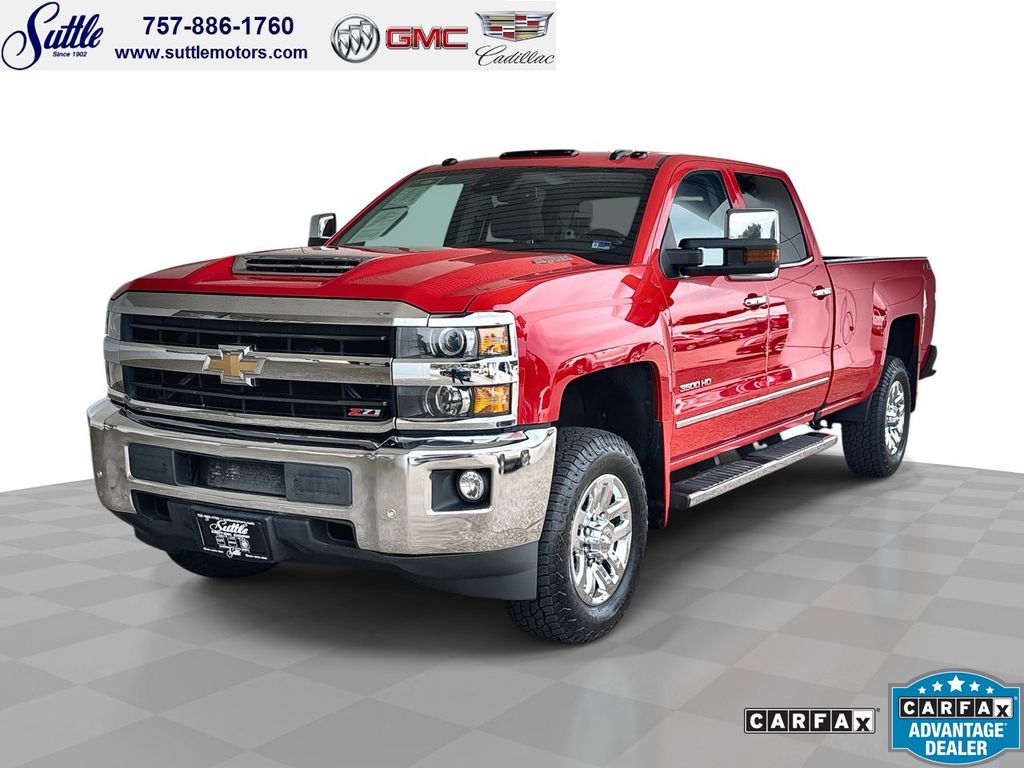 Red Hot 2018 Chevrolet Silverado 3500HD Pickup Truck Four-Wheel Drive 6-Speed Automatic