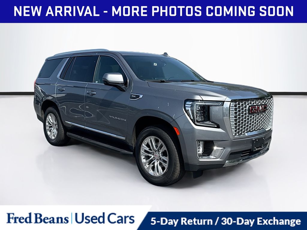 Gray (Satin Steel Metallic) 2021 GMC Yukon SUV / Crossover Four-Wheel Drive