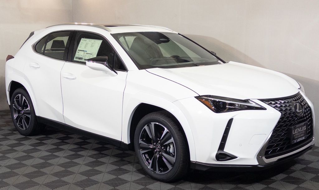Ultra White 2026 Lexus UX Hybrid 300h Premium AWD SUV / Crossover All-Wheel Drive Continuously Variable Transmission